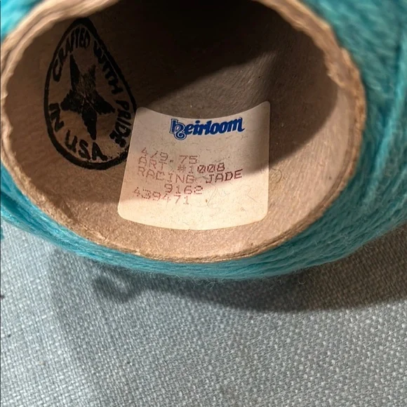 Striking Black and Blue Yarn Accents - Picture 3 of 4